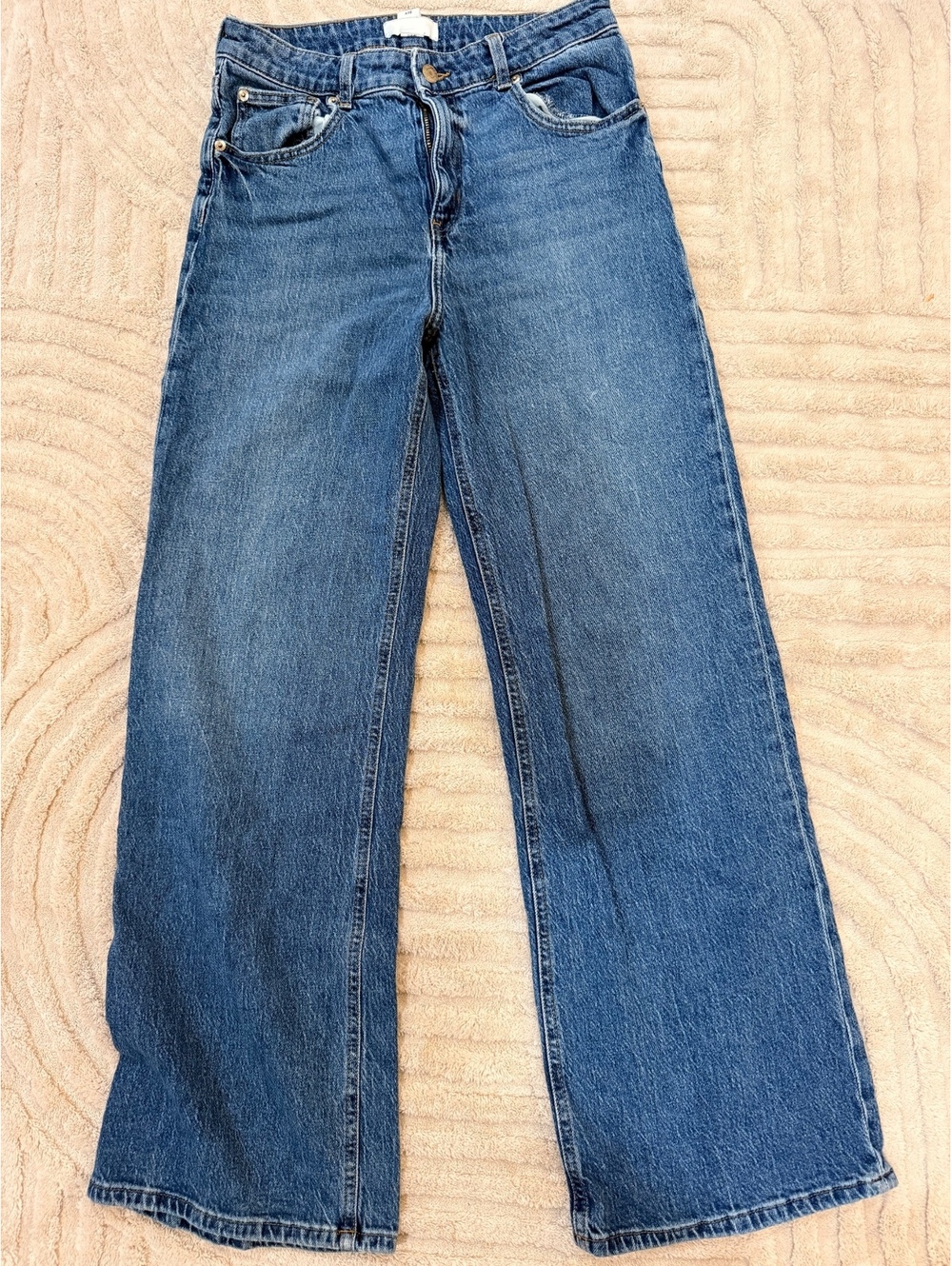 H&M Women's Wide Leg Jeans Size US 8